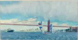 San Francisco by West Fraser, Watercolor, sold Jun 2024