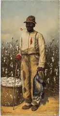 Possum Hunter by William Aiken Walker, Oil on Board, sold Jun 2024