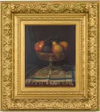 Still Life of Fruit by Frank Clifton Brown, Oil on Board, sold Jun 2024
