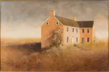 Stone Farmhouse by Elizabeth Weadleigh Leary, 2002, Acrylic on Panel, sold Jun 2024