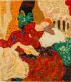 Red Dress by Roy Fairchild-Woodard, Serigraph, offered Jun 2024