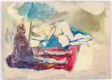 Nudes, Black and White by Ben Stahl, 1969, Oil on Illustration Board, sold Jun 2024