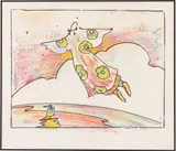 Flying Angel by Peter Max, Lithograph, sold Jun 2024