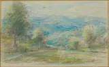 Shenandoah View by Eliot Candee Clark, c. 1930s, Pastel, sold Jun 2024