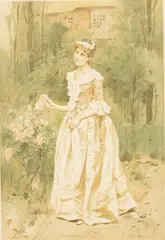 Margaret by Leon Moran, Lithograph, offered Feb 2024