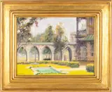 Green Meldrim House by Brian Stewart, Oil on Board, sold Feb 2024