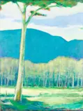 Eastern Mountain/October Light by Christian Cesari, 2014, Oil on Canvas, sold Feb 2024