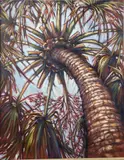 Palm Tree by Elena Madden, Oil on Canvas, sold Feb 2024