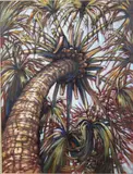 Palm Tree by Elena Madden, Oil on Canvas, sold Feb 2024