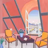 Mansarde a Montmartre by Fanch Ledan, 2009, Acrylic on Canvas, sold Feb 2024
