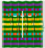 Agamagram by Yaacov Agam, Mixed Media, sold Feb 2024