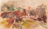 Sherwood Lane by Maryann Harman, 1983, Oil on Canvas, sold Feb 2024