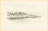 Landscape Sketch by Ray Ellis, Pencil on Paper, sold Feb 2024