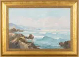 Livorno Italia by Rontini Iunioz, Oil on Canvas, sold Feb 2024
