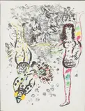 Les Jeus des Acrobates by Marc Chagall, Lithograph, sold Feb 2024