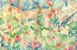 Garden Shed No. 1 by G.P. Holmes, c. 1987, Watercolor on Paper, offered Feb 2024