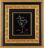 Happy Hour Love I by Simon Bull, Mixed Media, sold Feb 2024