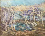 Dancing Trees by George Scott, 1999, Oil on Canvas, sold Feb 2024