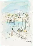 Bermuda by Alfred Birdsey, Watercolor, sold Feb 2024