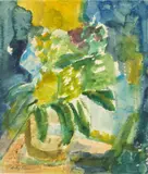 Floral Still Life by Sally Aimes, Watercolor, sold Feb 2024