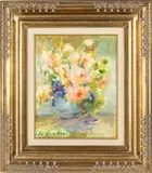 Floral Still Life by Ida Nash Gordon, Oil on Canvas, sold Feb 2024