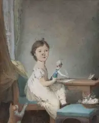 (actif à la fin du XVIIIe siècle et début du XIXe siècle) La lettre de la poupée by Frédéric Dubois, Aquarelle gouachée sur traits de crayon noir Signé et daté en bas à droite de « 1807 » (so, sold Oct 2026