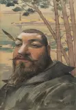 Autoportrait by Lucien Ott, Aquarelle, sold Oct 2026