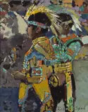 Two Young Crows by Robert Genn, oil on canvas on board, sold Aug 2026