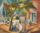 Summer Landscape by Henri Leopold Masson, 1949, oil on board, sold Aug 2026