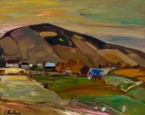 Scène de Baie-St-Paul by René Jean Richard, oil on board, sold Aug 2026