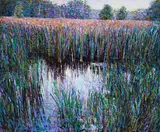 Bog, Early Morning #1 by Brent McIntosh, 1993, oil on canvas, sold Jul 2026