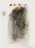 Chair by Betty Goodwin, 1989, mixed media on Mylar, sold Jul 2026