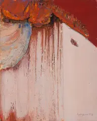 Boléro by Fernand Toupin, 1972, mixed media on board, sold Jul 2026