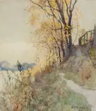 Untitled by Walter J. Phillips, 1914, watercolour on paper, sold Jul 2026