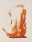 Seated Nude by Antoniucci Volti, lithograph on paper, sold Jul 2026