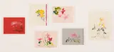 Six Cards by Marjorie Pigott, watercolours on paper, sold Jun 2026