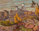 Rix Athabasca by Maurice Hall Haycock, 1957, oil on board, sold Jun 2026