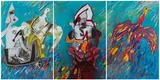 Dog's Search for Identity by Jack Shadbolt, 1988, acrylic on watercolour board, sold Jun 2026