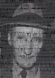 Portrait of William S. Burroughs by Chris Cran, enamel paint on enamel steel, sold Jun 2026