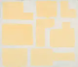 Gold Abstract by Euan Macdonald, acrylic on metal, sold Jun 2026
