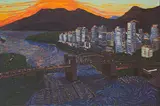 Sunrays on the Western Frontier by Brian Burnett, oil on canvas, sold Jun 2026