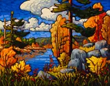 Autumn, Algonquin by Rod Charlesworth, oil on canvas, sold Jun 2026