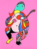Ganesha by Niki de Saint Phalle, 1992, Farbserigraphie auf Karton, sold Nov 2014
