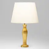 Grecque table lamp by Alberto Giacometti, gilt bronze, paper, sold Jun 2023