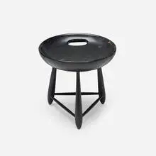 Mocho stool by Sergio Rodrigues, 1954, lacquered wood, sold Jun 2023