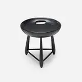 Mocho stool by Sergio Rodrigues, 1954, lacquered wood, sold Jun 2023
