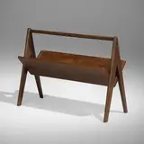Bookrack from the Assembly, Chandigarh by Pierre Jeanneret, c. 1960-61, teak, sold Jun 2023