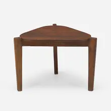 Coffee table from Chandigarh by Pierre Jeanneret, c. 1960-61, teak, sold Jun 2023