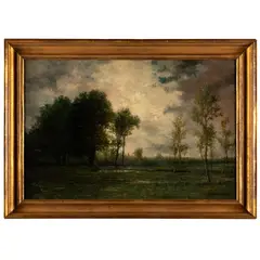 Gathering in the Forest by Henry A Duessel, Oil on canvas, offered Mar 2025
