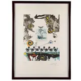 Surrealist Gastronomy, from Memories of Surrealism series (M./L. 505; F. 71-15.L) by Salvador Dalí, 1971, Etching, drypoint and lithograph in colors on Arches paper, offered Feb 2025